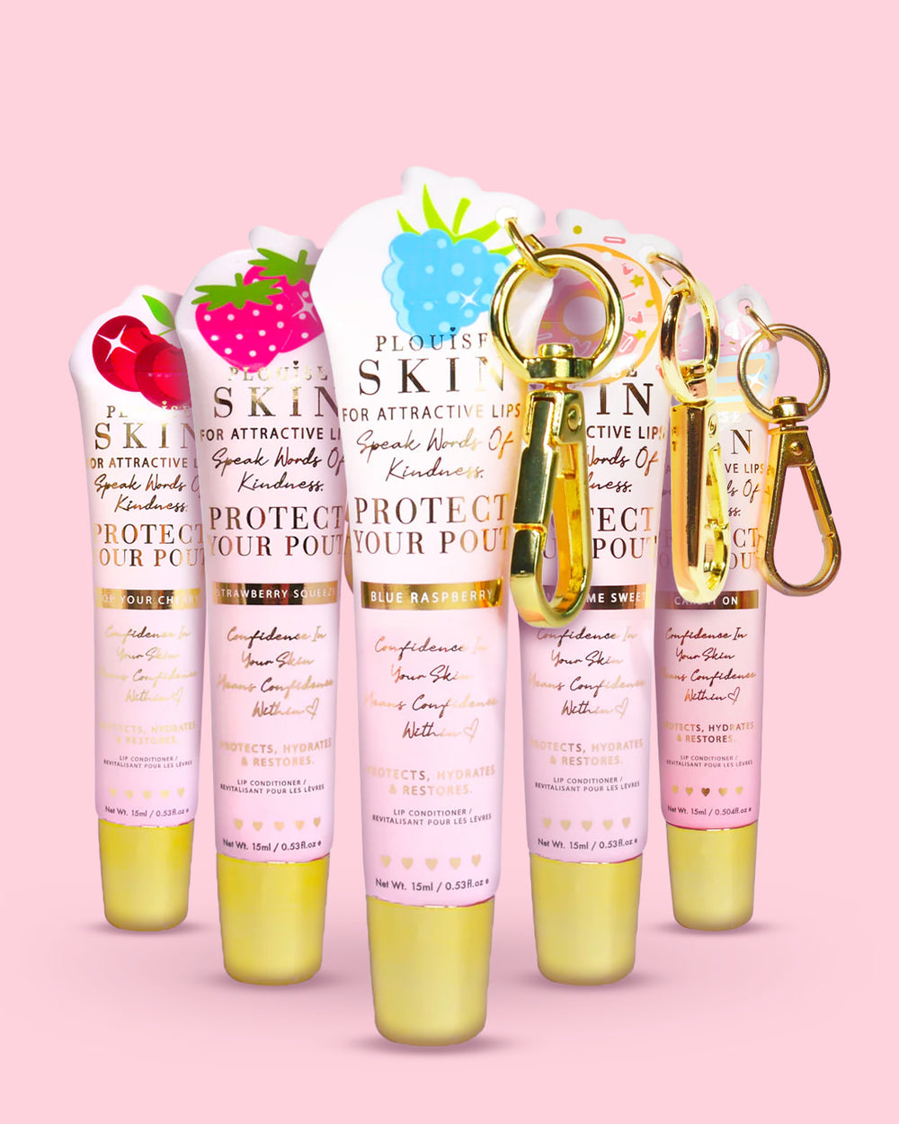 Protect Your Pout Keychain -huulihoitoaine