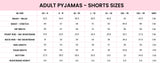 Naisten jouluinen pyjamashortsisetti