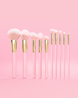 Kaunis Pink Bow -meikkisarja ja -laukku