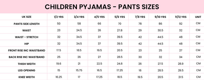 Tyttöjen joulurusettipyjamat - housusetti