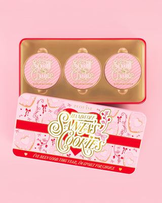 P.Louise Santas Cookies Spoiled For Choice Blush Tin