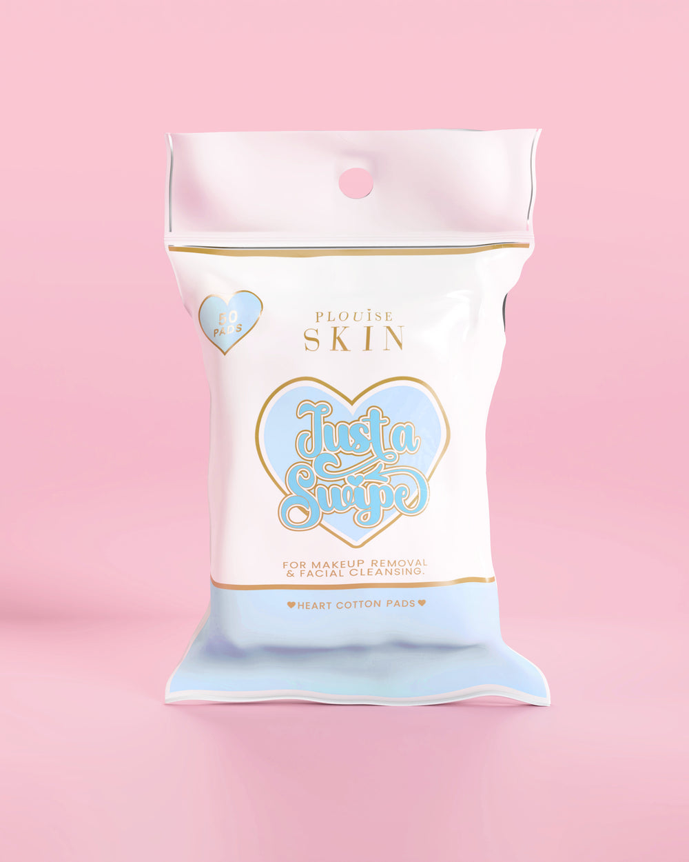 Just A Swipe Heart-Shaped Cotton Pads