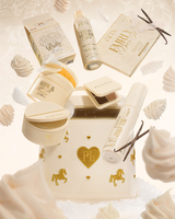 The Carousel Carry 7-Piece Beauty Gift Set - Vanilla Snow Cream
