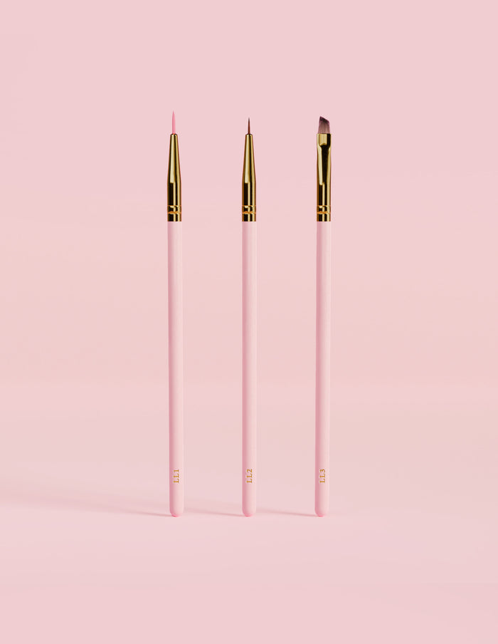 Learning Lines 3-osainen Eyeliner & Detail Brush Set