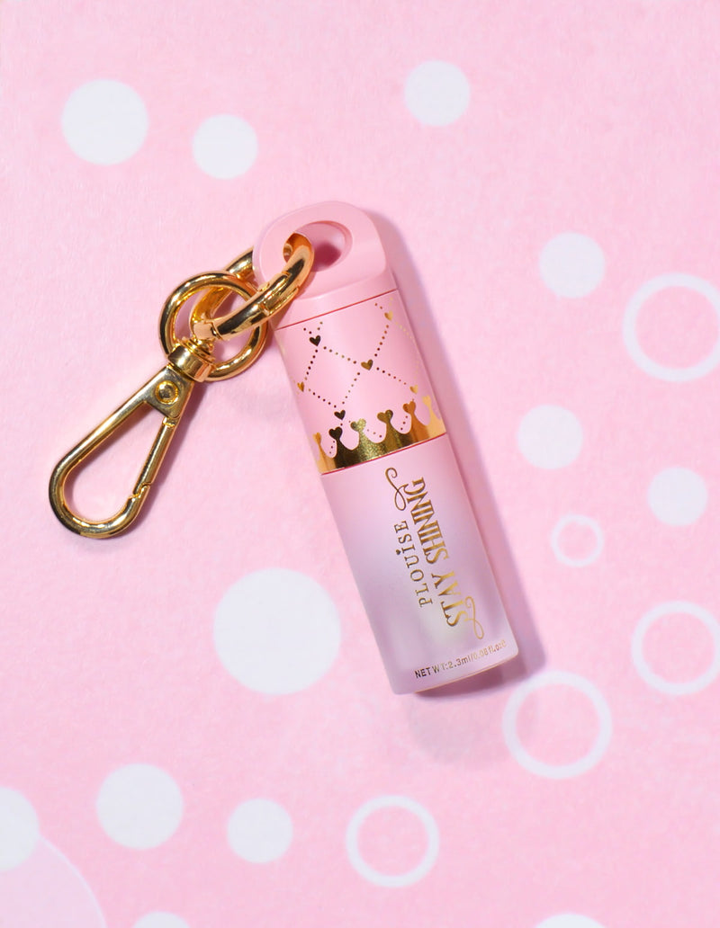 Uudelleen täytettävä Stay Shining Mini-avainnipun huuliöljy