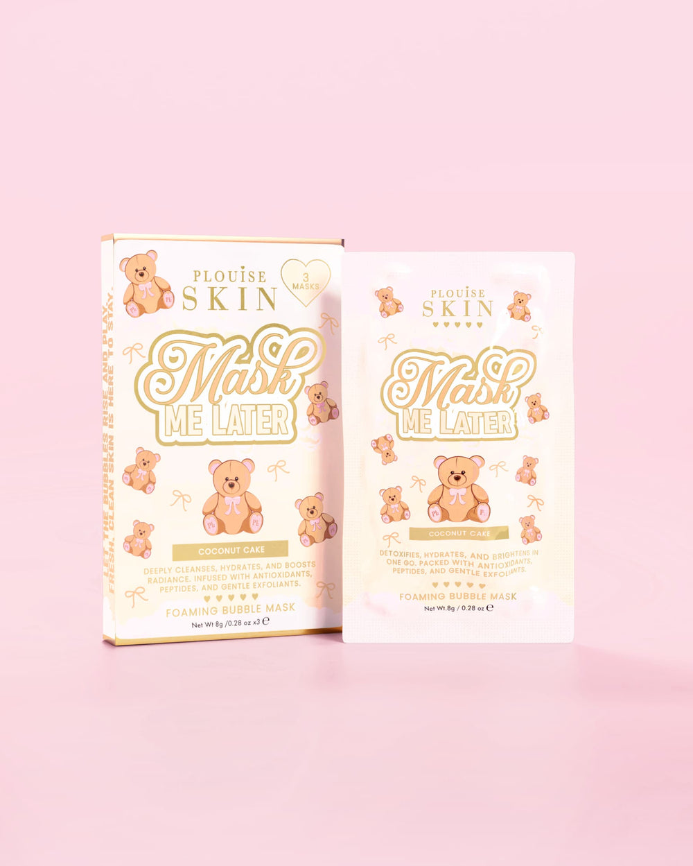 Teddy Touch Small Print Bag & Skincare Set - PRE ORDER