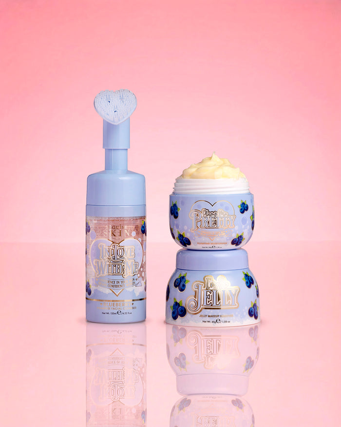 P.Louise Bluebeerry Obsessed For Less Cleanse & Moisturise -setti