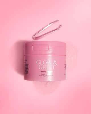 P.Louise Glow And Get It Glow Toner Pads Cherry Bubblegum