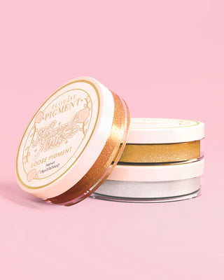 Kolme tynnyriä P.Louise Secret Stardust löysä glitter luomiväripigmenttisarjaa